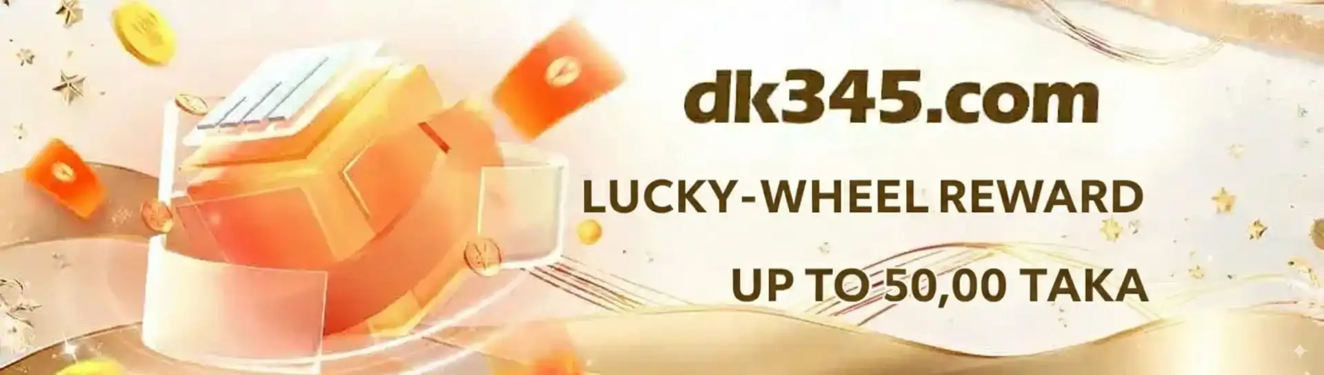 Lucky wheel reward banner with chances to win big prizes on 1111bet.